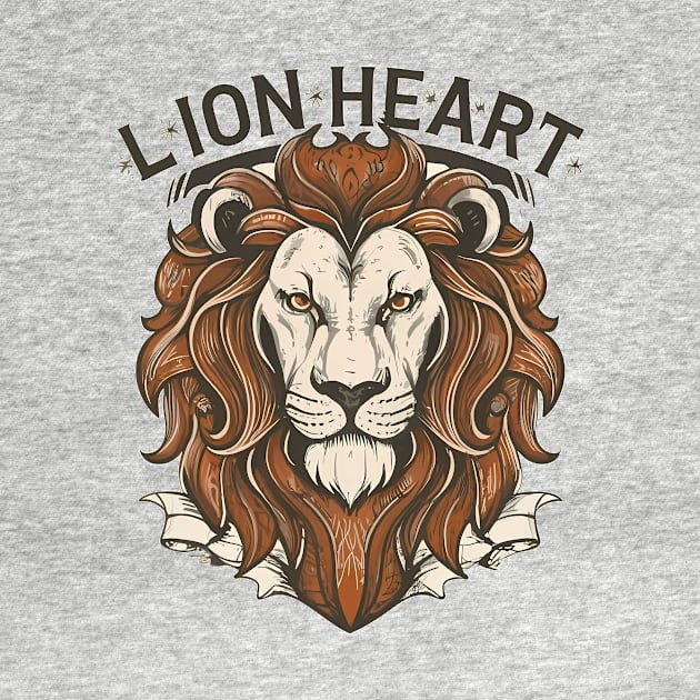 Lion Heart by The Dark Matter Art